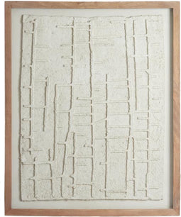 Light&living Wandornament 74x2x90 cm HAIPA papier-maché crème