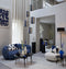 Light&living Wandornament 90x3,5x120 cm CALDERA crème+blauw