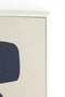 Light&living Wandornament 90x3,5x120 cm CALDERA crème+zwart