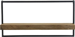 Light & Living - Wandplank MADDISON - 60x15x30cm - Bruin