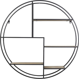 Light & Living Wandrek Juna - Zwart - 92x92x26cm