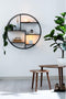 Light & Living Wandrek Juna - Zwart - 92x92x26cm