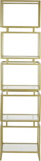 Light & Living Wandrek Lucambo - Glas - 180 x 45cm - Antiek Brons