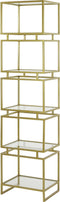 Light & Living Wandrek Lucambo - Glas - 180 x 45cm - Antiek Brons