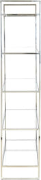 Light & Living Wandrek Mariki - 180 x 110cm - Transparant/Nikkel