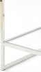 Light & Living Wandrek Mariki - 180 x 55cm - Transparant/Nikkel