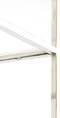 Light & Living Wandrek Mariki - 180 x 55cm - Transparant/Nikkel