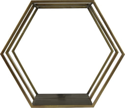 Light&living Wandrek+spiegel 57x25,5x50 cm HUAL antiek brons
