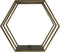 Light&living Wandrek+spiegel 57x25,5x50 cm HUAL antiek brons