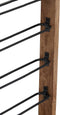 Light&living Wijnrek 13 flessen 40x6x160 cm SORRENTO hout bruin+mat zwart