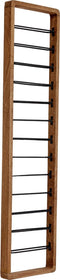 Light&living Wijnrek 13 flessen 40x6x160 cm SORRENTO hout bruin+mat zwart