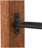 Light&living Wijnrek 6 flessen 40x6x80 cm SORRENTO hout bruin+mat zwart