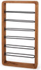 Light&living Wijnrek 6 flessen 40x6x80 cm SORRENTO hout bruin+mat zwart