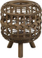 Light & living windlicht janta hout m 35 x ø26