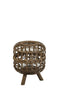 Light & living windlicht janta hout m 35 x ø26