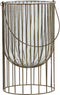 Light&living Windlicht Ø24x36 cm SIBANI antiek brons-glas helder