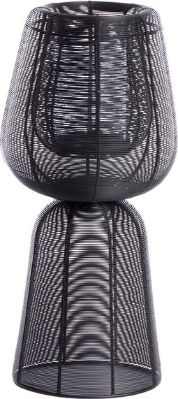 Light&living Windlicht Ø25x52,5 cm FELLINI mat zwart