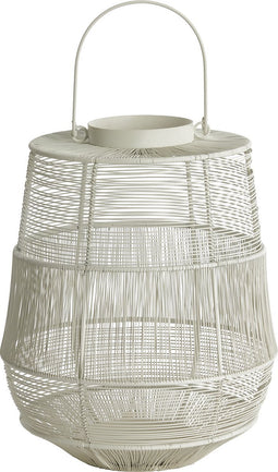 Light&living Windlicht Ø27x33 cm MOTIJO crème