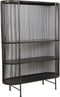 Light & Living Yinthe Open Wandkast - Zwart - 119x40x161 cm
