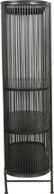 Light & Living Yinthe Open Wandkast - Zwart - 119x40x161 cm