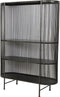 Light & Living Yinthe Open Wandkast - Zwart - 119x40x161 cm