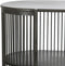 Light & Living Yinthe Open Wandkast - Zwart - 149x40x80 cm