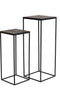 Light & Living Zuil Chisa - Hout/Zwart - Set - Modern