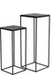 Light & Living Zuil Chisa - Hout/Zwart - Set - Modern