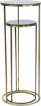 Light & Living - Zuil RICARDO - Ø41x102cm - Groen - Set van 2