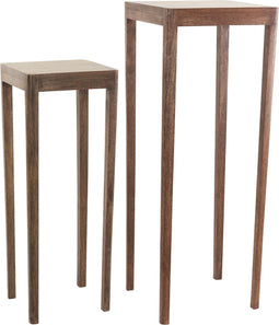 Light & Living - Zuil STIJN - Ø39x100cm - Bruin - Set van 2