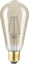 LightMe LM85057 LED-lamp E27 Ballon 2.5 W Barnsteen (Ø x l) 64 mm x 140 mm 1 stuk(s)