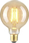 LightMe LM85059 LED-lamp E27 Globe 2.5 W Barnsteen (Ø x l) 95 mm x 140 mm 1 stuk(s)