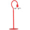 LightMe Simplessa LM85680 LED-tafellamp LED GU10 6 W Rood, Chroom