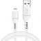 Lightning naar USB kabel - MFi certificering - Gevlochten textiel - 1,5 meter - Wit