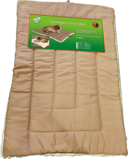 Ligkussen Cozy Duo bruin/wit 58x42 cm