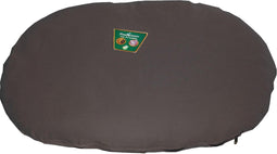 Ligkussen met rits antraciet 55 cm