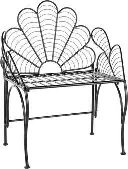 LIGURIA - Tuinstoel - Zwart - IJzer