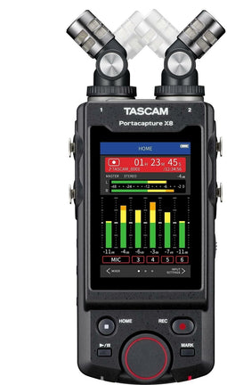 Tascam Portacapture X8 - Draagbare PCM recorder - 8-sporen opname 32-bit float / 192 kHz
