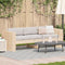 vidaXL - Tuinbank - 185,5x60x62 - cm - Massief - Grenenhout