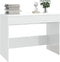 vidaXL - Bureau - 101x50x76,5 - cm - spaanplaat - hoogglans - wit