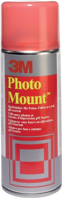 Lijm 3M foto mount spray spuitbus 400ml | 12 stuks