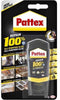 Lijm Pattex 100% tube 50gram op blister | 12 stuks
