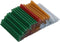 Lijmpistool vullingen, d: 7 mm, l: 10 cm, 100 stuks, kleuren assorti