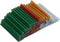 Lijmpistool vullingen, d: 7 mm, l: 10 cm, 100 stuks, kleuren assorti