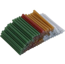 Lijmpistool vullingen, d: 7 mm, l: 10 cm, 100 stuks, kleuren assorti