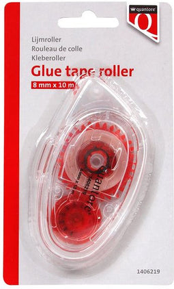 Lijmroller quantore dubbelzijdig 8mmx10m