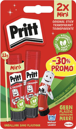 Lijmstift pritt stick original 2x 11gr promo