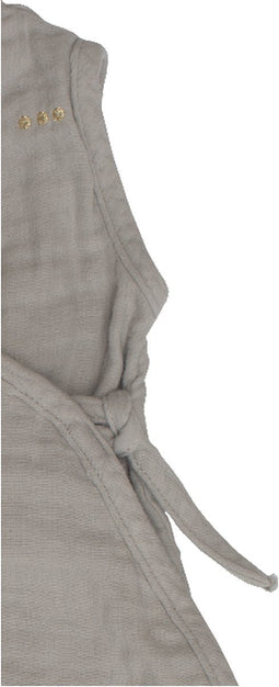 Lil' Papoe Baby Slaapzak Zonder Mouwen - 100% Organisch Katoen - 6 tot 12 Maanden - Beige