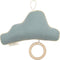 Lil' Papoe Muziekhanger - Handgemaakte Wolk Knuffel met Uniek Slaapliedje - Baby Kamer Accessoires - Tetra Munt