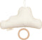 Lil' Papoe Muziekhanger - Handgemaakte Wolk Knuffel met Uniek Slaapliedje - Baby Kamer Accessoires - Tetra Creme